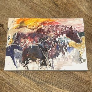 Artist Print from Original Oil Painting -
“Mustang Spiritus” Blank Card